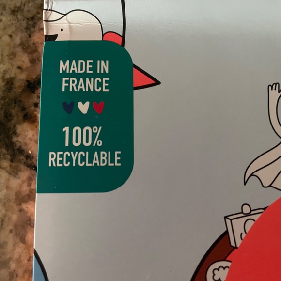 Made in France My Body Giant Sticker Poster for fun and learning - Picture 5 of 10